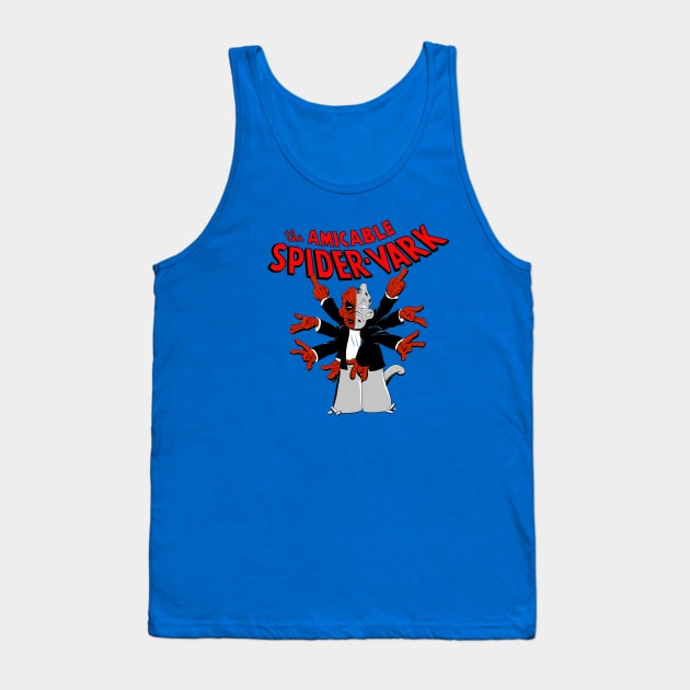 The Amicable Spider-Vark Tank Top by Matt Dow's AMOC TeePublic Shop